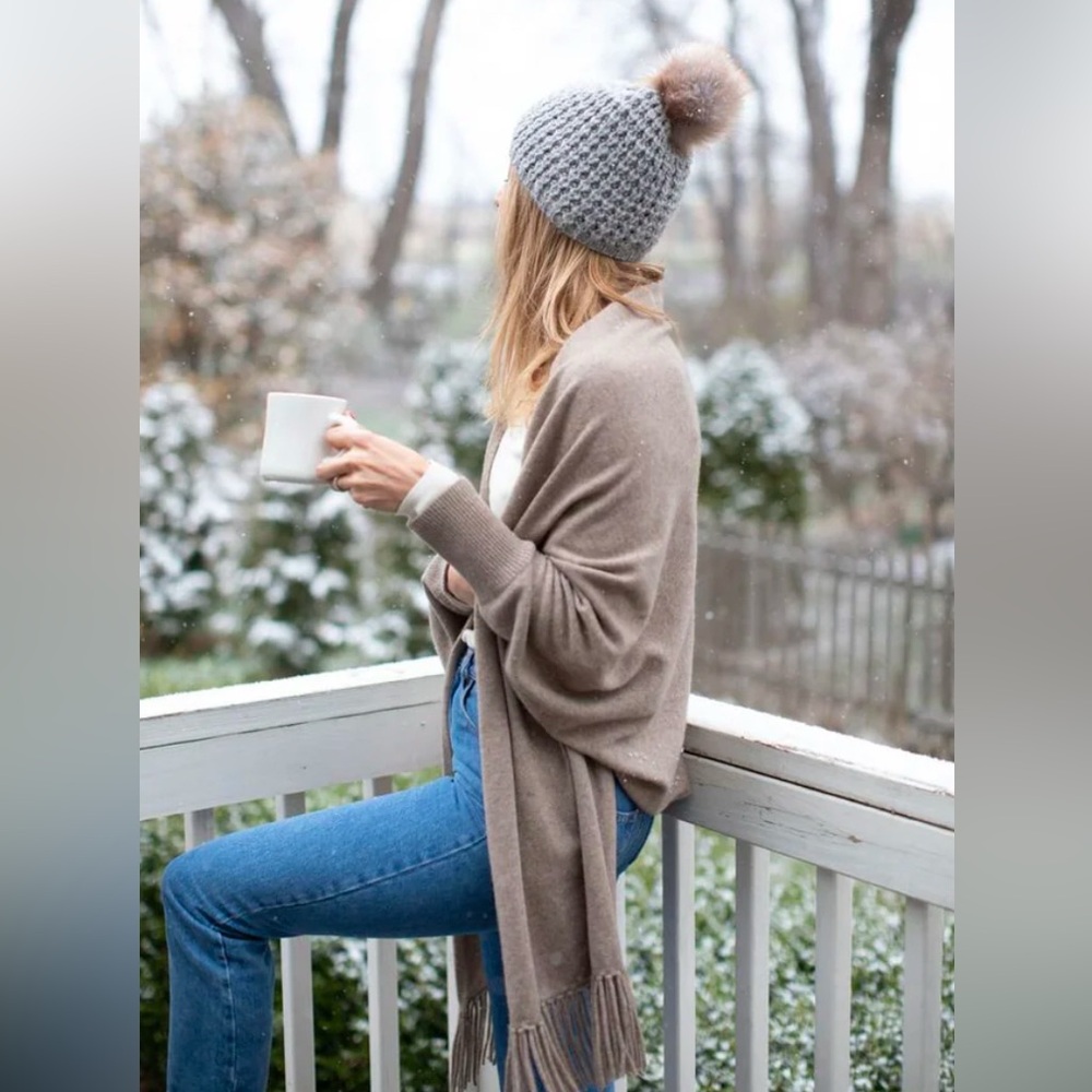 Mersea Aspen Wrap. Color Sand. NWT